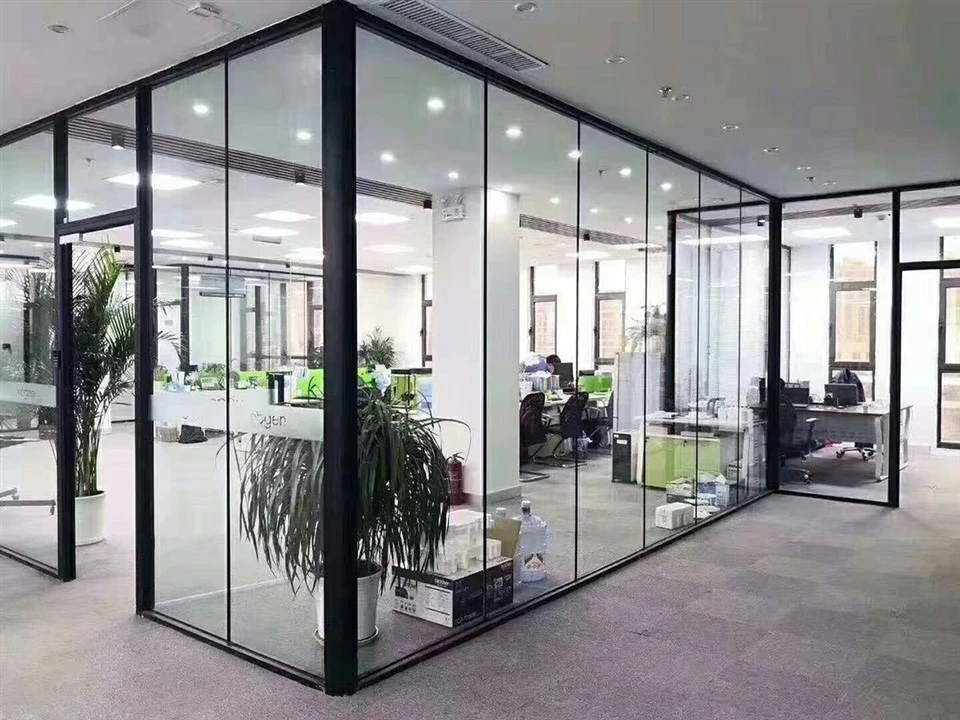glass partition aluminium frame